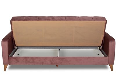 Latika 3-istuttava vuodesohva viininpunainen (Cinar 08)