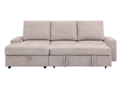 Kyöto kulmadivaan vuoteella vasemman kätinen beige