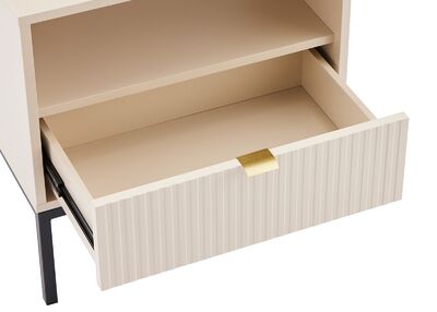 Raita yöpöytä beige