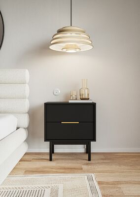 Viva yöpöytä musta