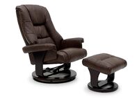 Benson tv-tuoli+rahi ruskea