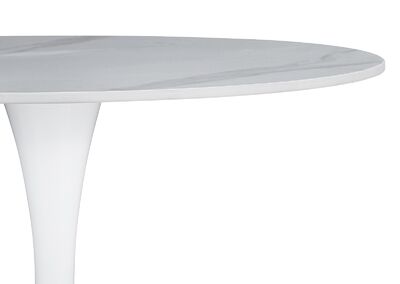 Santa ruokapöytä 80cm pyöreä valkoinen