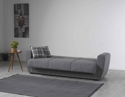 DOLCE 3-istuttava vuodesohva vaaleanharmaa