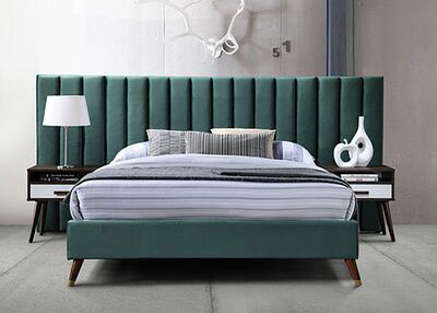 SYDNEY sänky vihreä 160x200