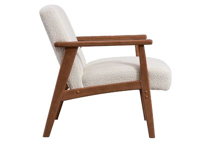 KIARA lepotuoli valkoinen boucle