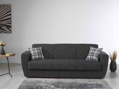 DOLCE 3-istuttava vuodesohva tummanharmaa