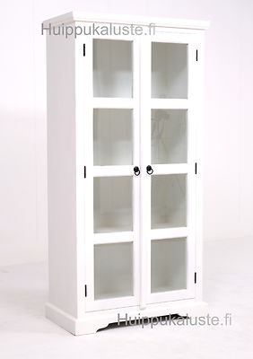 Acazia vitriinikaappi lasiovilla 1132W valkoinen