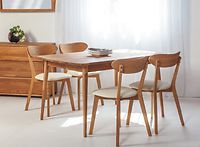 Irma ruokaryhmä. Pöytä 140x90cm + 4-tuolia