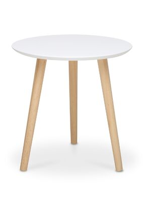 Imola 1  pikkupöytä valkoinen/mänty