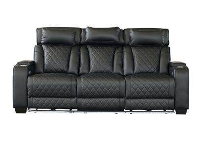 CINEMAX 3-istuttava sohva musta