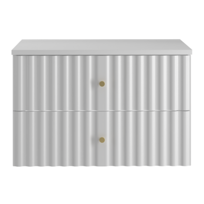 AQUA-01 Allaskaappi työtasolla 80 cm MATTA VALKOINEN