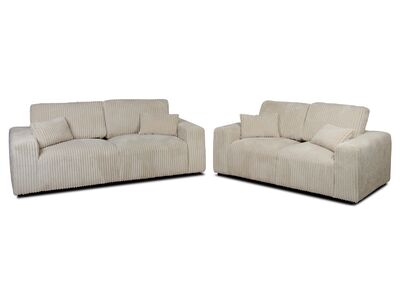 Walden 2-istuttava sohva luonnonvalkoinen