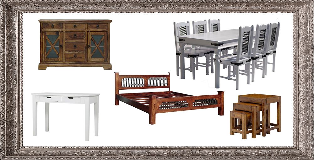 Antiikkista tyyliä ainutlaatuisilla Acazia-huonekaluilla