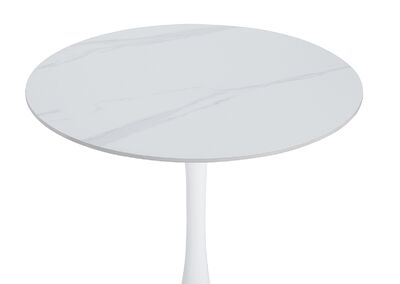 Santa ruokapöytä 80cm pyöreä valkoinen