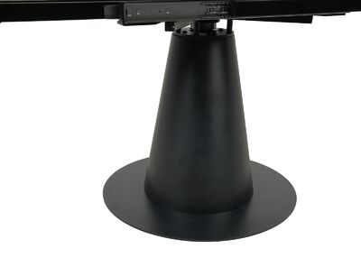 Cobar pyöreä ruokapöytä 120cm jatkettava ruokapöytä valkoinen