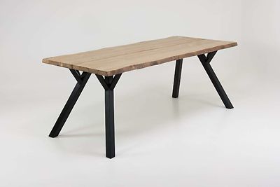 Lana lankkupöytä 200cm+ 6-tuolia puujaloilla