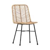 Cairo rottinkituoli luonnonväri/musta