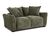 Harrison 2-istuttava sohva vihreä