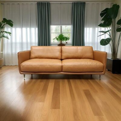 Moon 3-istuttava sohva ruskea