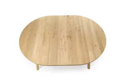 Lana pyöreä tammi lankkupöytä 115cm