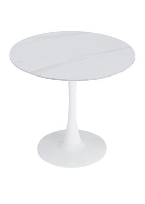 Santa ruokapöytä 80cm pyöreä valkoinen