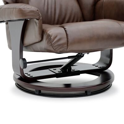 Benson tv-tuoli+rahi ruskea