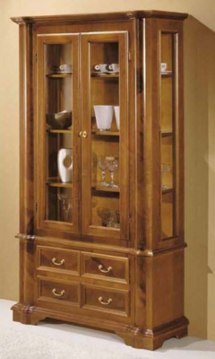 Amanda vitriinikaappi 5180 pähkinä